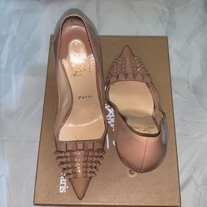 SO KATE PATENT LEATHER SPIKE PUMPS